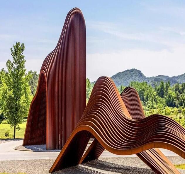 沭阳锈钢板造型